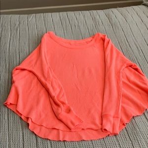 Free People snowy thermal. Size XS. Coral